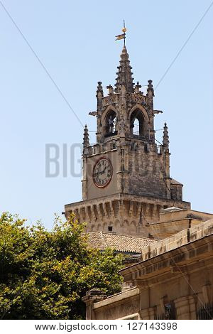 The city church of Avignon in France