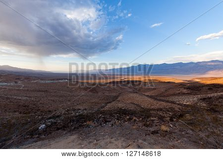 View of the Trona Wildrose Road California