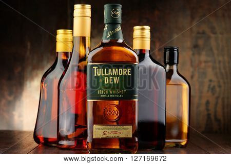 Bottle Of Tullamore Dew, Irish Whiskey