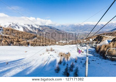 Ski Resort Les Orres, Hautes-alpes, France
