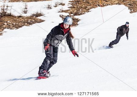 Ski Resort Les Orres, Hautes-alpes, France