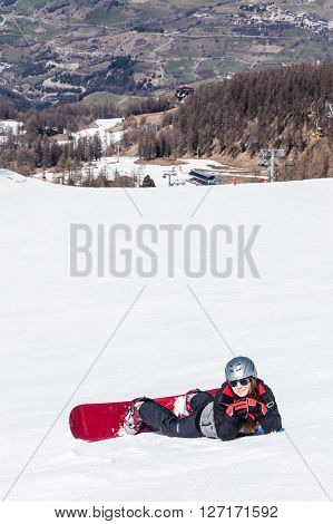 Ski Resort Les Orres, Hautes-alpes, France