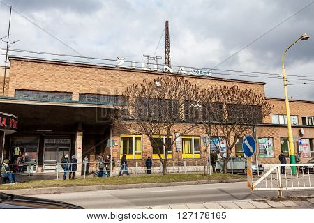 Main Train Station In The City Centre Of Zilina