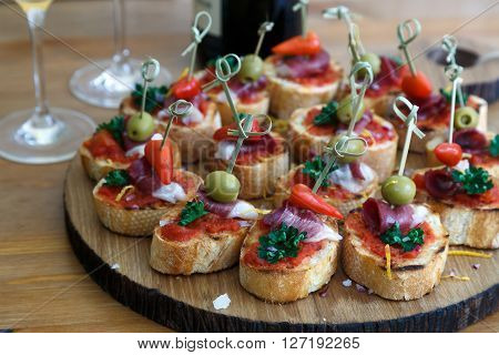 pintxos tapas spanish canapes party finger food