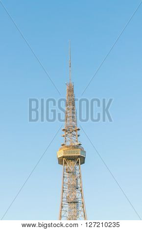 NAGOYA, JAPAN - FEB 07: Oasis 21 in Nagoya, Japan on FEB 07, 2016. A shopping complex nearby Nagoya Tower, its large oval glass roof structure floats above ground level