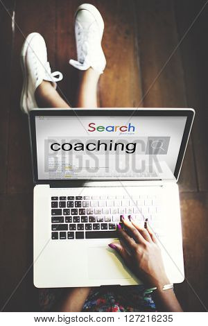 Coaching Leadership Learning Mentoring Management Concept