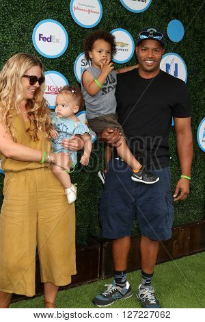 LOS ANGELES - APR 24:  CaCee Cobb, Wilder Frances Faison, Rocco Faison, Donald Faison at the Safe Kids Day at the Smashbox Studios on April 24, 2016 in Culver City, CA