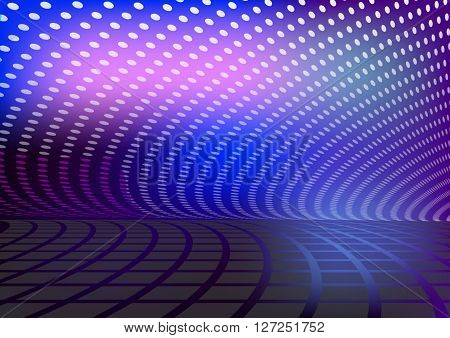 Dark blue geometric abstract vector background dynamic
