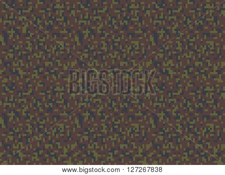 military camouflage seamless pixel pattern vector illustration