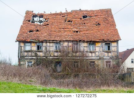 a rundown old farmhouse in Southern Germany