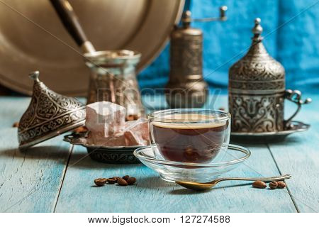 Turkish Coffee And Turkish Delight