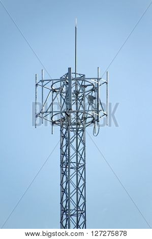 4G Cell site Telecommunications radio tower or mobile phone base station