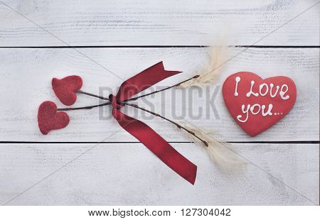 Greeting valentines or wedding card. Card for love confession. Wedding card.