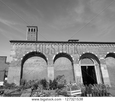 Sant Ambrogio Church In Milan