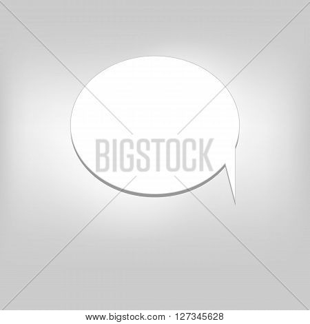 Vector moder banner icon buble speesh illustration