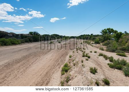Dry Hassayampa River