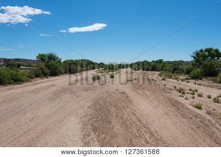 Dry Hassayampa River