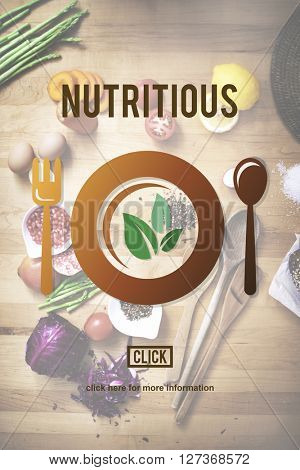 Nutritious Eating Food Health Nourishment Diet Concept