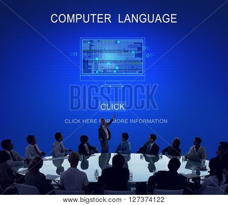 Computer Coding Code Advanced Technology Concept
