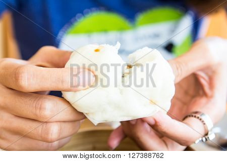 Dimsum In The Steam Basket .