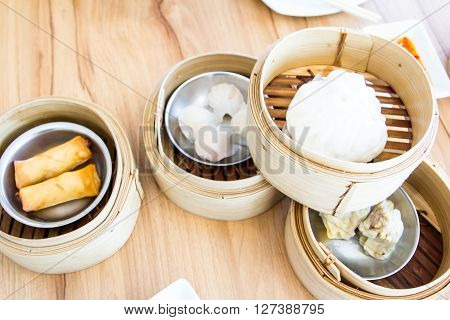 Dimsum In The Steam Basket .