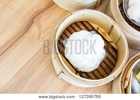 Dimsum In The Steam Basket .