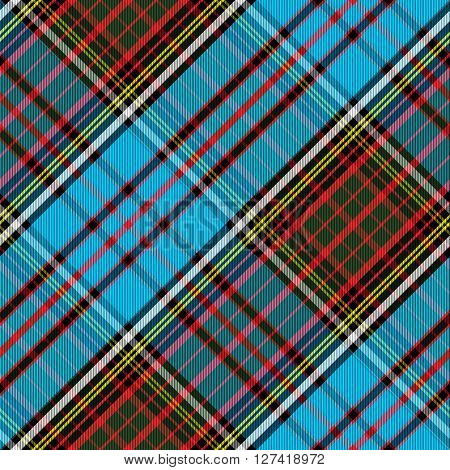 Tartan Clan Anderson diagonal seamless vector illustration