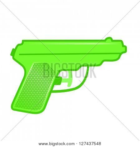 water gun vector illustration isolated on white background