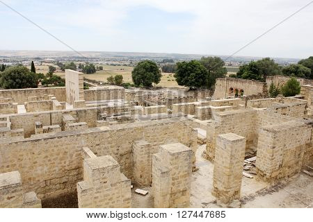 Overview of Madinat Al-Zahra in Cordoba - Spain.