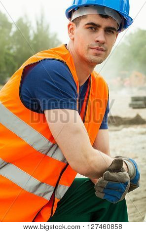 Handsome Manual Worker