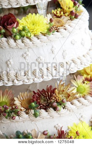 Tort weselny detal