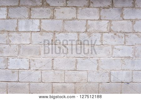 Vintage white brick wall background, brick wall for background texture