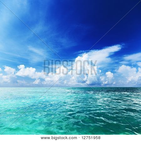 oceano e cielo perfetto