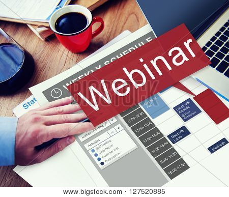 Webinar Website Online Internet Netwotking Concept