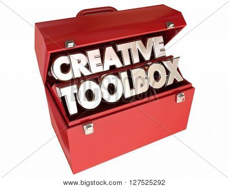Creative Toolbox Imagination Ideas Inspiration 3d Words
