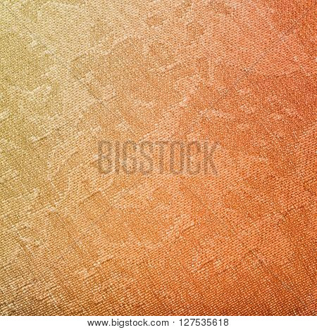 Textile Background - Yellow And Red Painted Fabric