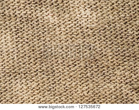 Textile Background - Brown Cotton Cloth