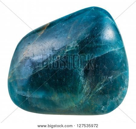 Tumbled Blue Green Apatite Gemstone From Brazil