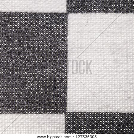 Square Textile Background - Plaid Cotton Fabric
