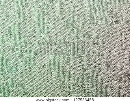 Textile Background - Green Batik Silk Fabric