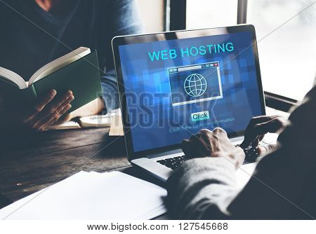 SEO Online Website Web Hosting Technology Concept