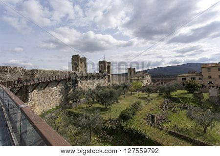 View From The Wall Of Monteriggioni