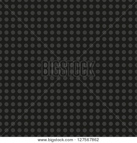 Black plastic construction plate. Seamless pattern background. Vector illustration