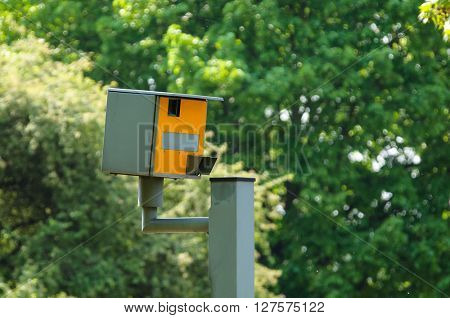 A speed camera in London,UK