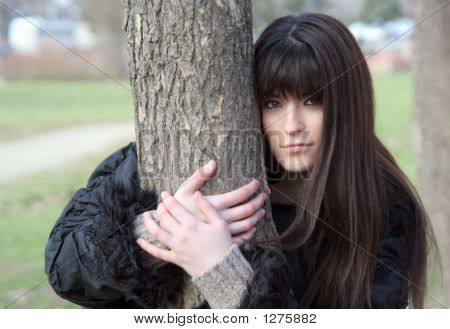 Jovem mulher bonita no Parque