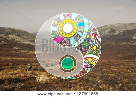 Yin Yang Balance Religion Traditional Nature Concept