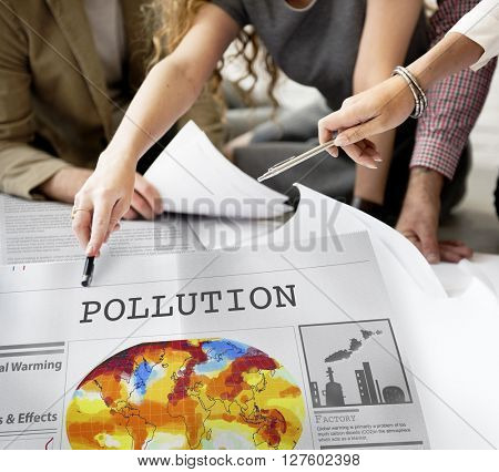 Pollution Dirty Chemical Problem Smog Smoke Concept