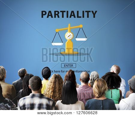 Partiality Prejudice Unfairness Help Victims Bias Concept