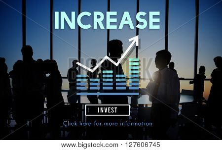 Increase Enlarge Expand Extend Growth Rise Concept