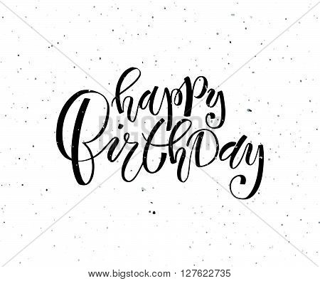 Happy Birthday Lettering Typography